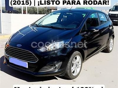 Usado Ford Fiesta Trend 82 CV (60 kW) 2015 Negro Berlina