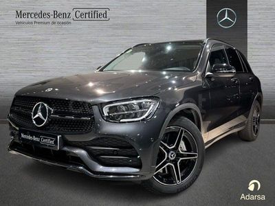 Usado Mercedes GLC220 AMG line 194 CV (142 kW) 2021 Gris grafito SUV