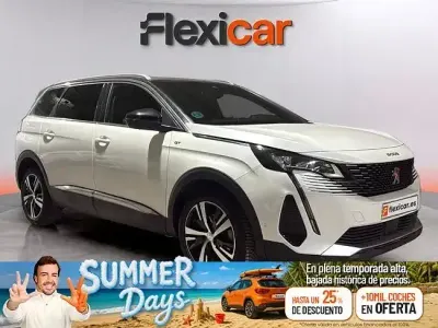 Usado Peugeot 5008 Active 130 CV (95 kW) 2021 Blanco SUV