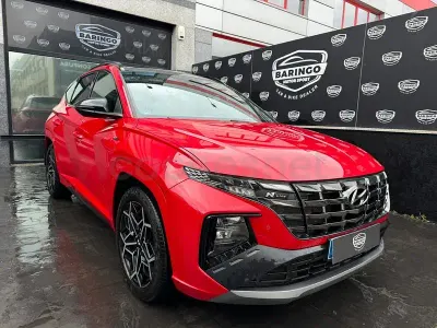 Usado Hyundai Tucson N Line 136 CV (100 kW) 2022 Rojo SUV