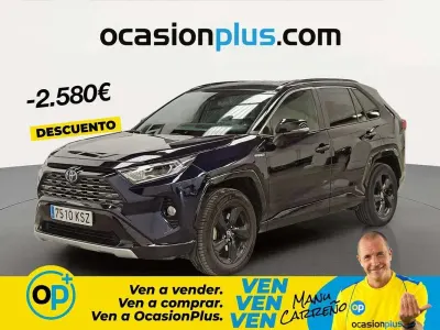 Usado Toyota RAV4 Hybrid 218 CV (160 kW) 2019 Azul SUV