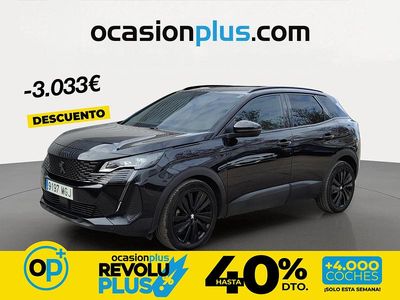 Usado Peugeot 3008 GT 130 CV (95 kW) 2023 Negro SUV