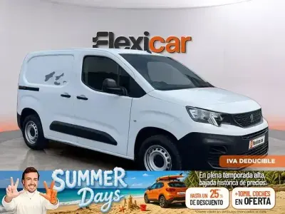 Usado Peugeot Partner 102 CV (75 kW) 2021 Blanco Monovolumen