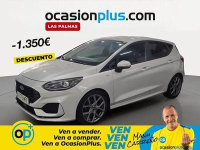 Begagnad Ford Fiesta ST-Line 125 HK (91 kW) 2023 Grå Halvkombi