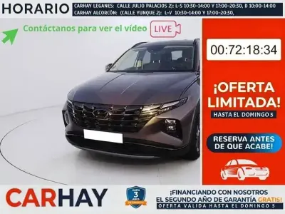 Usado Hyundai Tucson 230 CV (169 kW) 2022 Gris SUV