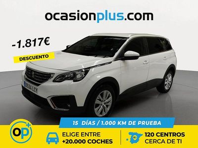 Blanco Usado 2019 Peugeot 5008 Active SUV | 17.390 € (Buen precio)