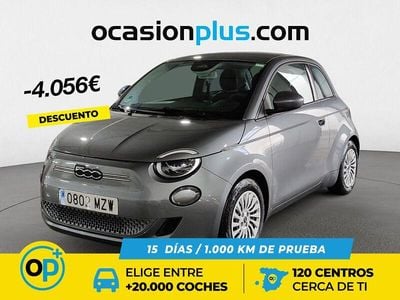 Usado Fiat 500e Action 69 kW (95 CV) 2022 Gris Utilitario