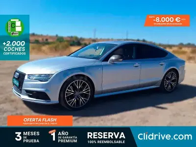 Usado Audi A7 Sportback S-Line 320 CV (235 kW) 2015 Gris / plata Utilitario