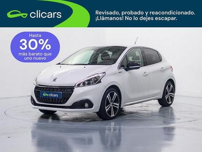 Usado Peugeot 208 GT-line 110 CV (80 kW) 2019 Blanco Utilitario