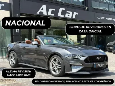 Usado Ford Mustang GT 449 CV (330 kW) 2019 Gris Descapotable