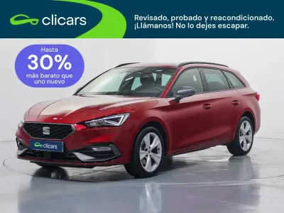 Usado Seat Leon FR 205 CV (150 kW) 2024 Rojo Familiar