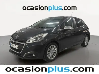 Usado Peugeot 208 Style 82 CV (60 kW) 2017 Negro Utilitario