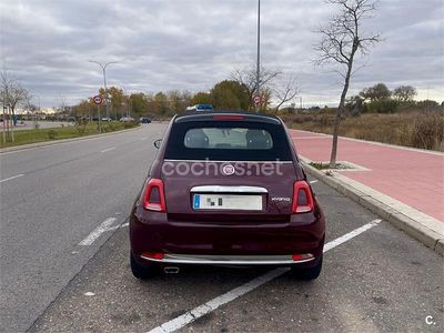 Granate Usado 2021 Fiat 500C Dolcevita Descapotable | 11.500 € (Precio justo)