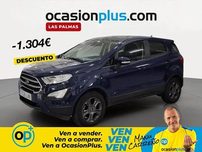 Usado Ford Ecosport Trend 100 CV (73 kW) 2021 Azul SUV