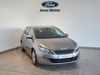 Usado Peugeot 308 SW Allure 130 CV (95 kW) 2015 Gris Familiar
