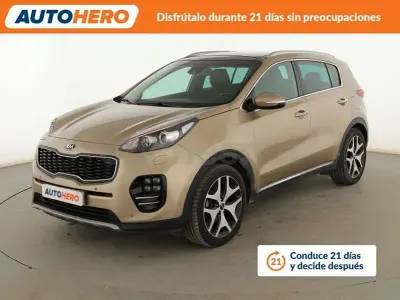 Usado Kia Sportage GT-Line 177 CV (130 kW) 2017 Gris / plata SUV