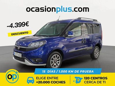 Azul Usado 2019 Fiat Doblò Trekking Monovolumen | 15.500 € (Caro)