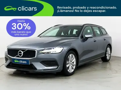 Usado Volvo V60 Momentum 150 CV (110 kW) 2019 Gris Familiar