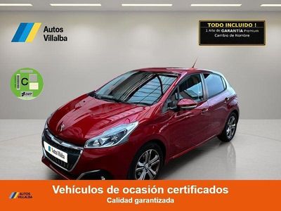 Usado Peugeot 208 Active 100 CV (73 kW) 2016 Granate Utilitario