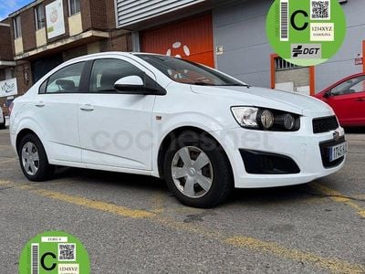 Usado Chevrolet Aveo LT 86 CV (63 kW) 2012 Blanco Berlina