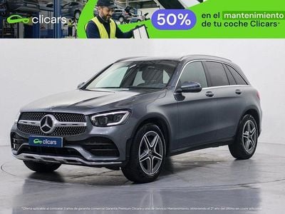 Usado Mercedes GLC300 245 CV (180 kW) 2020 Gris / plata Coupe