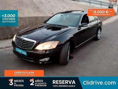 Usado Mercedes S350 235 CV (172 kW) 2007 Negro Berlina