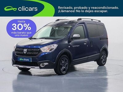 Usado Dacia Dokker 90 CV (66 kW) 2017 Azul Monovolumen