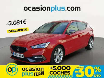 Usado Seat Leon FR 130 CV (95 kW) 2024 Rojo Berlina