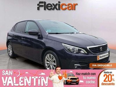 Usado Peugeot 308 Style 131 CV (96 kW) 2020 Azul Utilitario