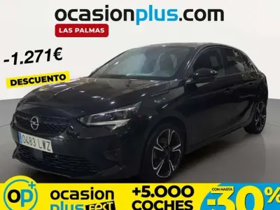 Usado Opel Corsa GS Line 131 CV (96 kW) 2022 Negro Utilitario