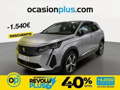 Usado Peugeot 3008 Allure 130 CV (95 kW) 2022 Gris SUV
