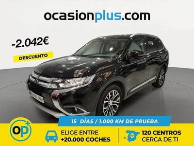 Usado Mitsubishi Outlander Motion 150 CV (110 kW) 2016 Negro SUV