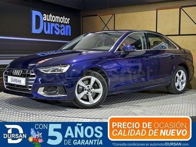 Usado Audi A4 Advanced Plus 136 CV (100 kW) 2021 Azul Berlina
