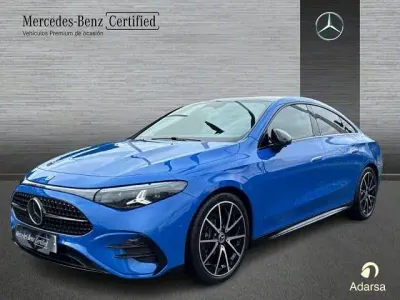 Usado Mercedes CLA180 AMG line 156 CV (114 kW) 2026 Azul claro Berlina