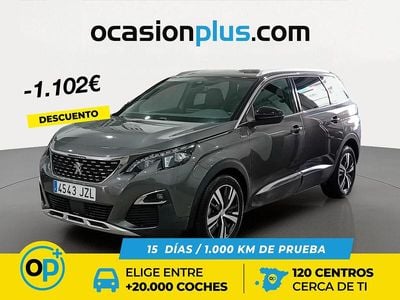 Usado Peugeot 5008 GT-line 150 CV (110 kW) 2017 Gris Monovolumen
