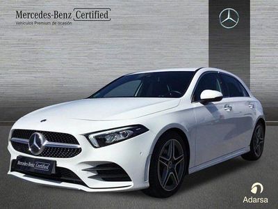Blanco polar Usado 2022 Mercedes A180 AMG line Berlina | 28.900 € (Precio justo)