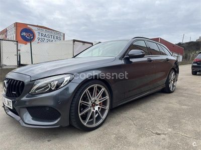 Usado Mercedes C220 AMG 170 CV (125 kW) 2016 Gris / plata Familiar