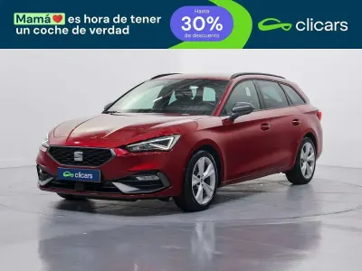 Brugt Seat Leon ST FR 150 HK (110 kW) 2021 Rød Stationcar