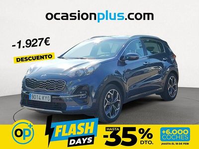Usado Kia Sportage GT-Line 136 CV (100 kW) 2019 Azul SUV