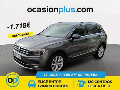 Gris Usado 2018 VW Tiguan Sportline SUV | 18.900 € (Precio justo)