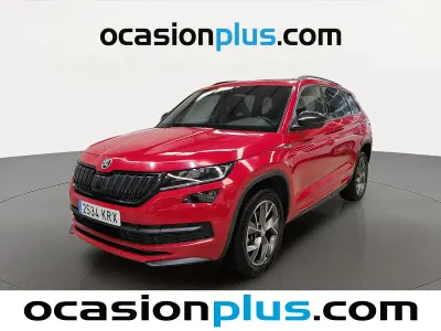 Używany Skoda Kodiaq SportLine 150 KM (110 kW) 2018 Czerwony SUV
