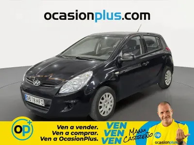 Usado Hyundai i20 Classic 78 CV (57 kW) 2011 Negro Utilitario