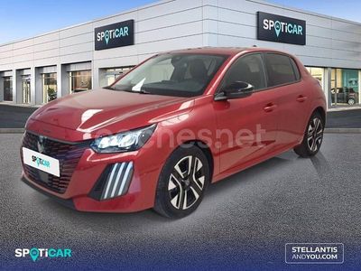 Usado Peugeot 208 Allure 100 CV (73 kW) 2025 Rojo Utilitario