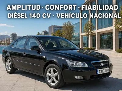Usado Hyundai Sonata Style 140 CV (102 kW) 2008 Negro Berlina