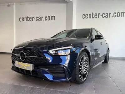 Usado Mercedes C220 200 CV (147 kW) 2022 Azul Familiar