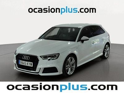 Usado Audi A3 Sportback S-Line 116 CV (85 kW) 2019 Blanco Utilitario