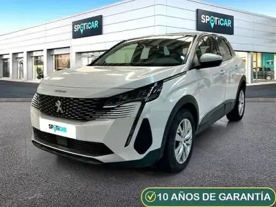 Usado Peugeot 3008 Active 130 CV (95 kW) 2021 Blanco SUV