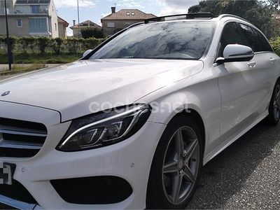 Usado Mercedes C220 170 CV (125 kW) 2018 Blanco Familiar