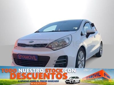 Usado Kia Rio 84 CV (61 kW) 2015 Blanco Berlina