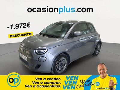 Usado Fiat 500e Icon 86 kW (118 CV) 2022 Gris Utilitario